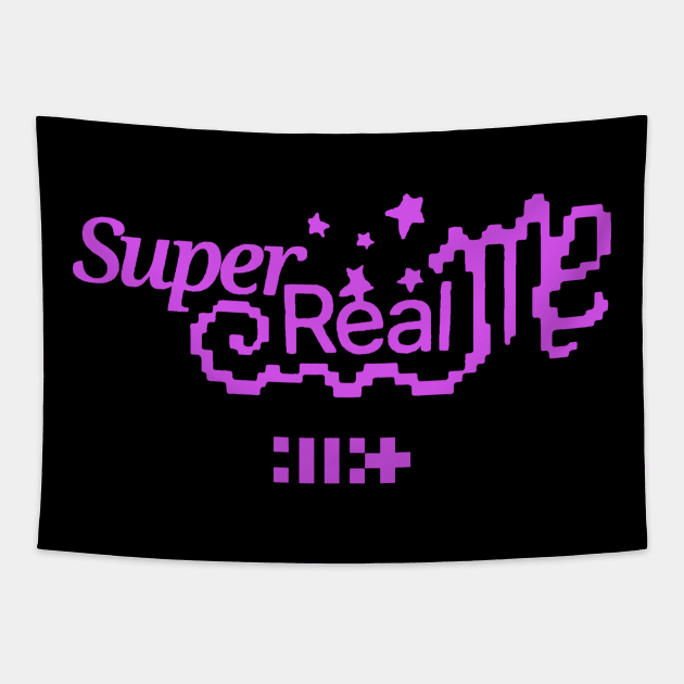 ILLIT Magnetic Super Real Me Tapestry by hallyupunch