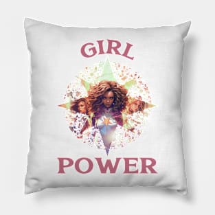 Team Girl Power Super Heroine Pillow