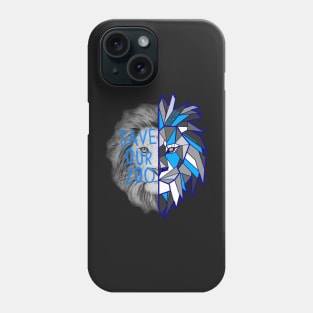 Day 1- Iblis- Geometric Asiatic Lion Phone Case