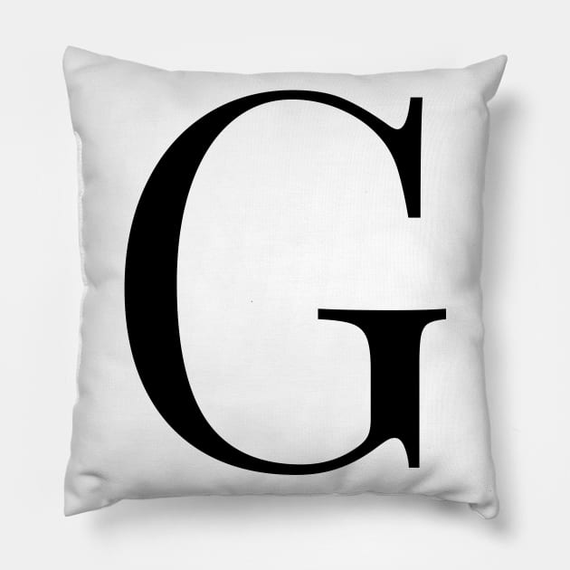 Letter G Pillow by maro_00