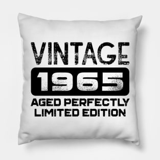 Birthday Gift Vintage 1965 Aged Perfectly Pillow