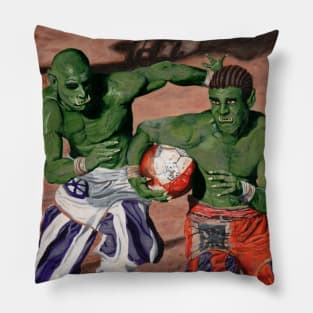 Orc Monsters Fantasy Illustration Pillow