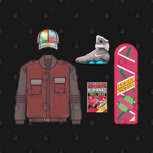 Back to the future 2 gear by Buff Geeks Art