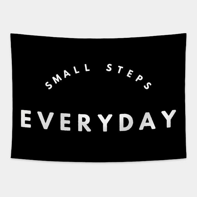 Small steps everyday Tapestry by Recovery Tee