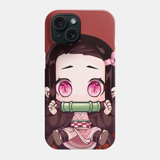 Nezuko Cute Phone Case by abelabells