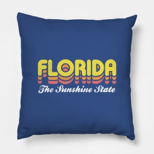 Florida The Sunshine State Pillow