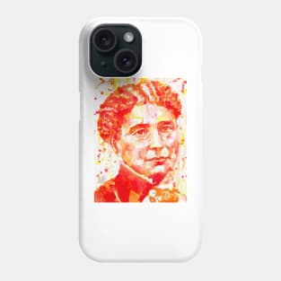 AMELIA BLOOMER watercolor portrait Phone Case