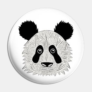 Geometric Panda Pin