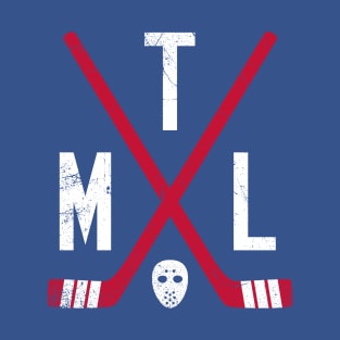 MTL Retro Sticks - Blue T-Shirt