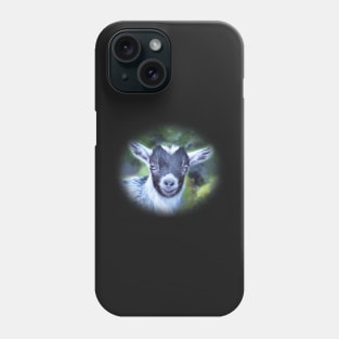 Portrait of a Goat - Pygmy Kid Phone Case