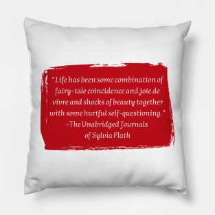 Sylvia Plath Pillow