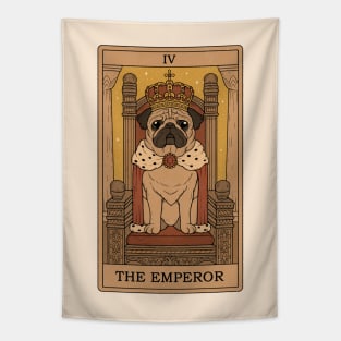 The Emperor - Pugs Tarot Tapestry