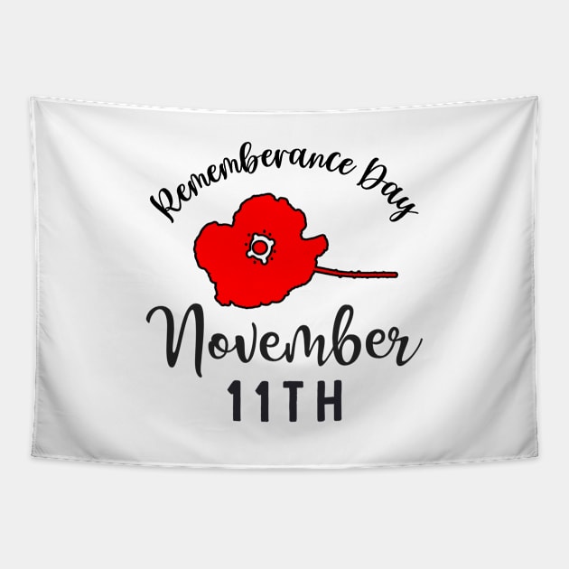 Rememberance Day, November 11 Tapestry by Cor Designs