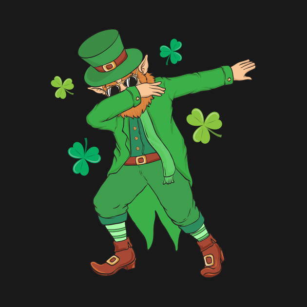 Dabbing Leprechaun St Patricks Day 2018 by Eugenex