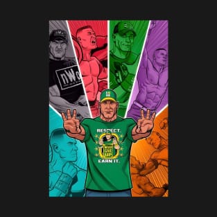 John Cena-Never Give Up -WWE T-Shirt