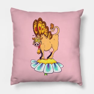 La Vaca Mariposa (The Cow Butterfly) Pillow