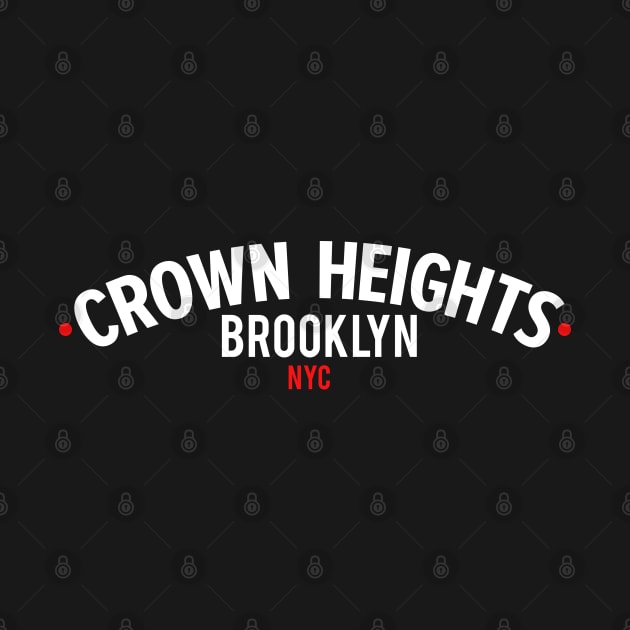 New York Crown Heights - Crown Heights Brooklyn Schriftzug - Crown Heights Logo by Boogosh