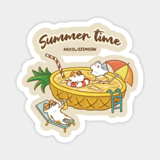 Pineapple pool Magnet