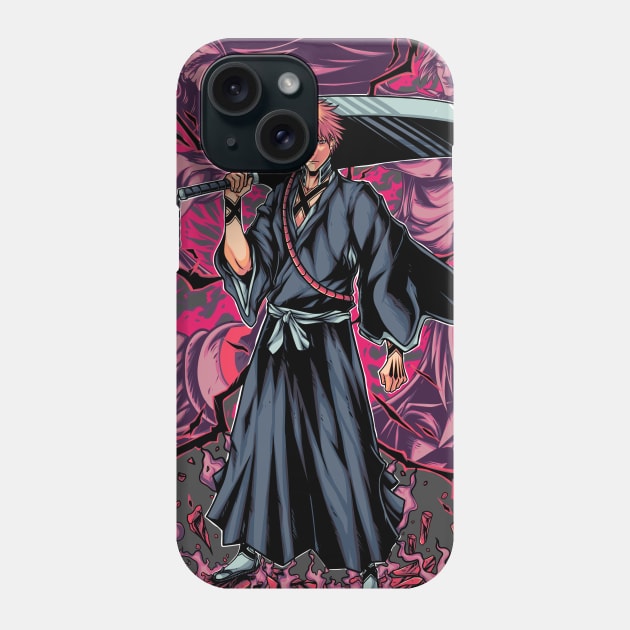 Soul Reapers United: Team Ichigo's Spiritual Guardians! ⚔️🌌 Phone Case by Heru Saputro