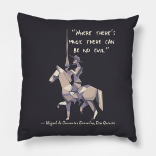 Don Quixote Quote Pillow