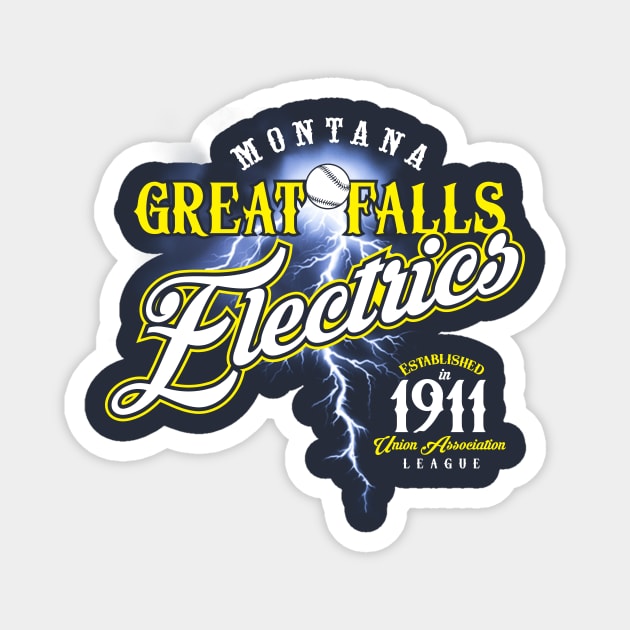 Great Falls Electrics Magnet by MindsparkCreative