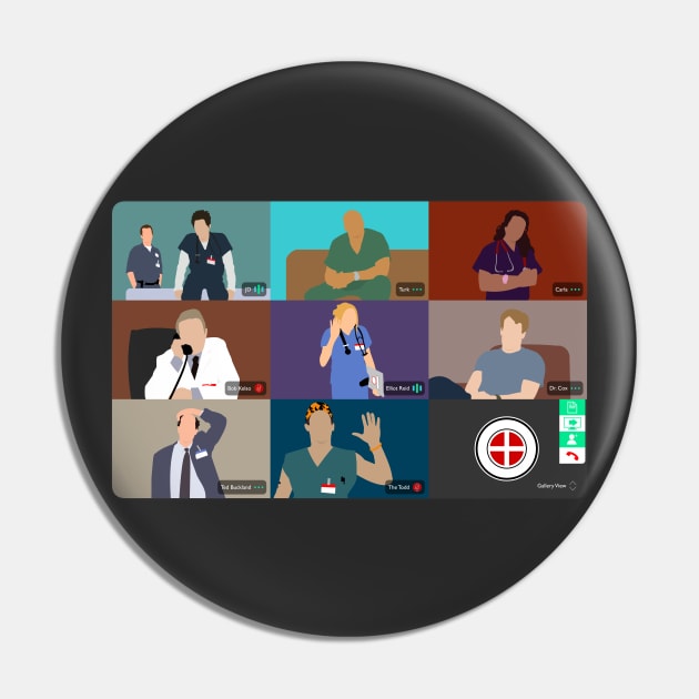 Scrubs Virtual Hangout Pin by doctorheadly