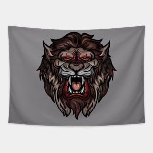 Lion Head Tapestry