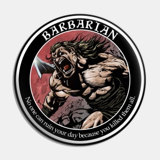 Sword and Motivational - Barbarian Dark Pin