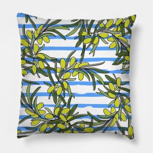 Olives pattern texture Pillow