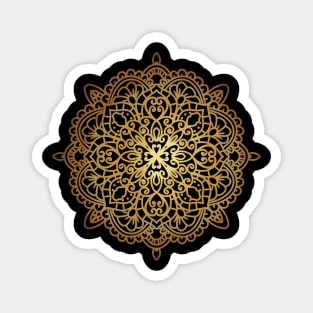 Gold Mandala Magnet