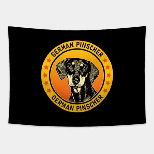 German Pinscher Dog Portrait Tapestry