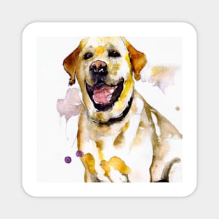 Labrador Retriever Watercolor - Dog Lover Gifts Magnet