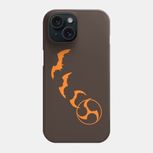 Bat Mitsudomoe orange Phone Case