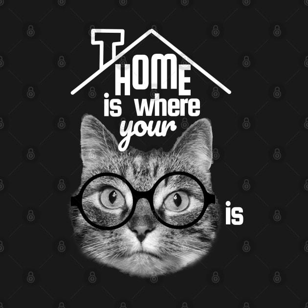 Home is where your cat is, perfect house warming gift by Purrfect