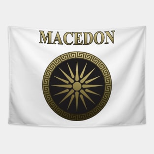 Ancient Macedon Shield Alexander the Great Tapestry