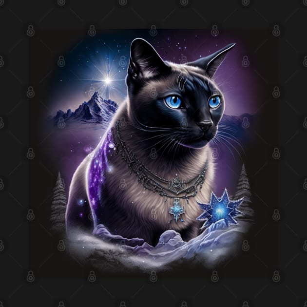 Siamese Cat Protector by Enchanted Reverie