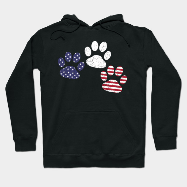 Red White Blue Dog Paws Usa Flag 4th Of July Shirt Gifts America Tshirt Happy Independence Day Dog Lover Shirt