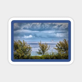 Coastal Clouds Building Magnet