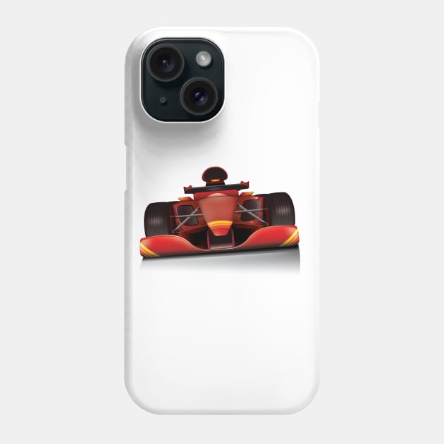 Red Sports Car Phone Case by nickemporium1