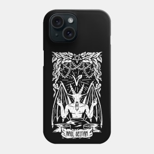 hail seitan go vegan, funny vegan slogan Phone Case