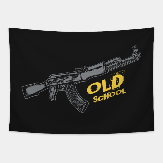 TACTICOOL OLD SCHOOL AK47 Tapestry by Cataraga