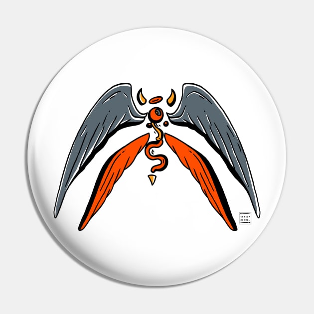 Orangrey Angel Eye Pin by kenallouis