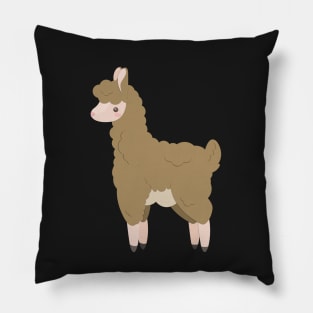 Brown Llama Pillow