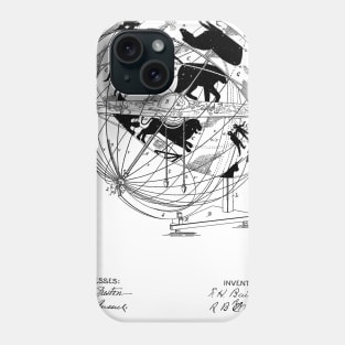 Globe Vintage Patent Hand Drawing Phone Case