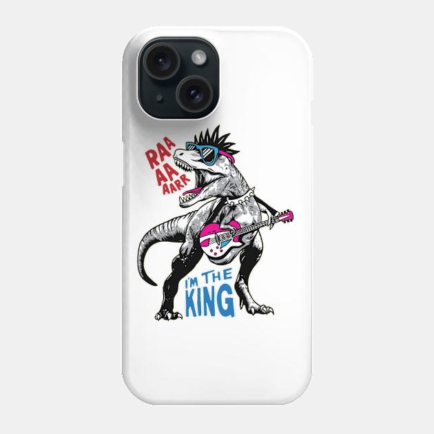 Dinosaur Funny Phone Case by Mako Design 