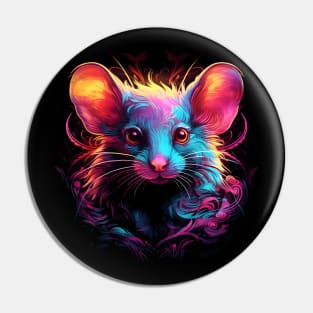 Neon rodent #15 Pin