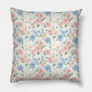 Summer's Beautiful Floral Texture Pillow