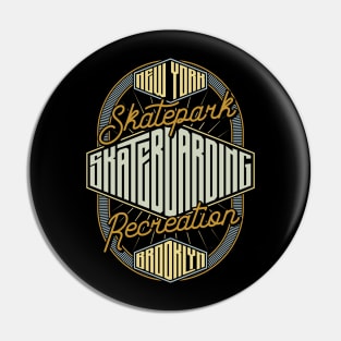 New York Skatepark Pin