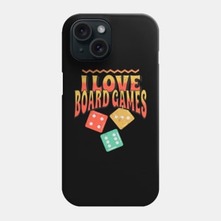 I Love Board Games Phone Case