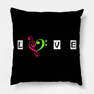 The love for music Pillow